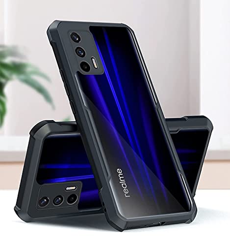amazon basics Hybrid Camera Protection Transparent Hard Back Case Cover for Realme X7 MAX (Sides Black) (B0CVL9ZS9K) Amazon Price History, Amazon Price Tracker