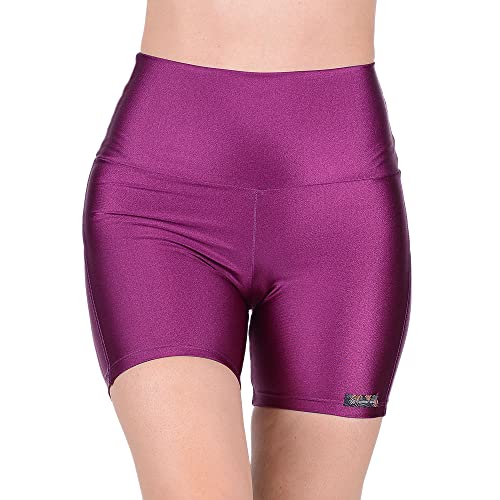 Short Fitness Cirrê Cós Alto Summer Soul Roxo (as2, alpha, x_l, regular, regular, Roxo)