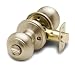 Copper Creek CK2030PB Colonial Privacy Door Knob, Polished Brass