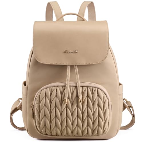 Image of LOVEVOOK Mini Backpack for Women, Zipper Closure Small Backpack Purse for Travel, Work Backpack Daypack With Anti-theft Pocket Mini Bag for College Shopping