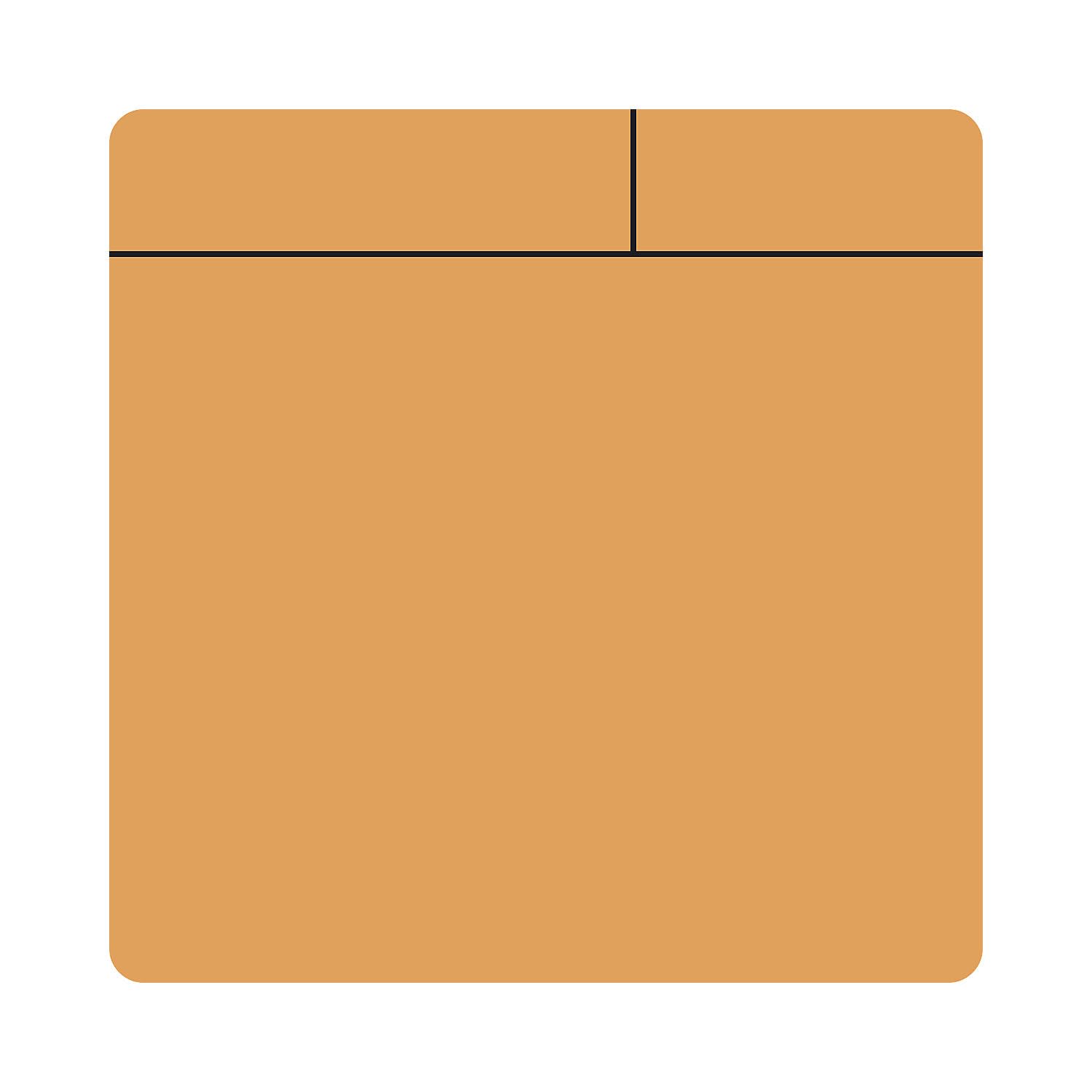 kaiserkraft | Haftnotizen | Magnetisch, LxB 75 x 75 mm, VE 10 Stk, orange