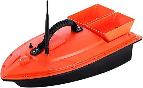 WYMYY Barco de Pesca Inteligente con Control Remoto de 500 m, con anidación de Cebo, de Alta Potencia y Doble depósito, Ideal para Pesca al Aire Libre.