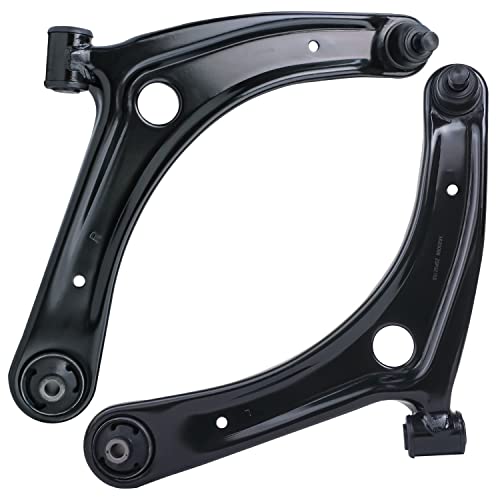 Image of Detroit Axle - 14pc Front End Suspension Kit for 09-12 Dodge Caliber, 07-15 Compass Patriot, Tie Rods Sway Bars Front and Rear Control Arms 2009 2010 2011 2012 Replacement