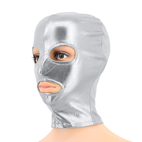 Image of Metallic Cycling Face Neck Mask Hat Ultra Balaclava Hood