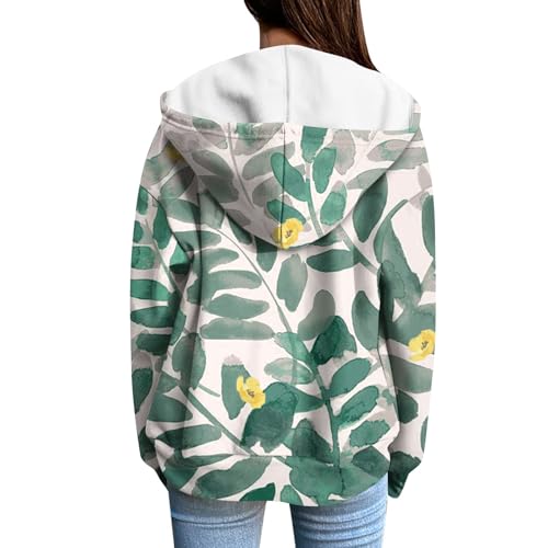 Zip Up Hoodie Women Casual Oversized Sweatshirts - Fall Fashion Fleece Lined Jacket - Thick Warm Coat Winter Clothing