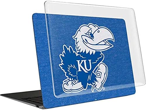Skinit Case + Skin Compatible with MacBook Air 13in M1 (2021) - Officially Licensed Kansas Jayhawks Mascot Outline Design