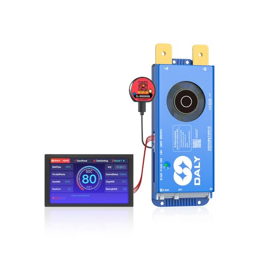BMS 8-24S 200A équilibrage actif avec écran LCD tactile et connectivité WiFi intégrée