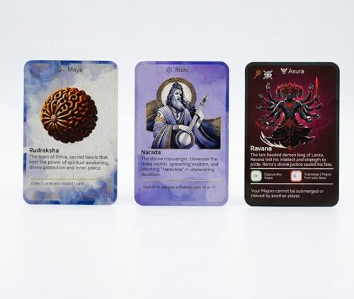 Image of Tales of Dharma: Epic Card Game | Board Game for Game Nights & Families | Strategic Game Based on Itihasa & History | Perfect for Gifting