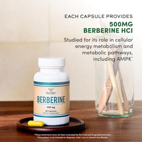 Double Wood Supplements Berberine HCl 500mg