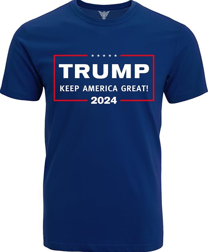 GunShowTees Men's Donald Trump Campaign 2024 Inauguration Shirt Keep America Great