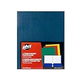 Hilroy Twin Pocket Portfolios, 9.5" x 11.75", 4-Pack, Assorted Colours (06042)