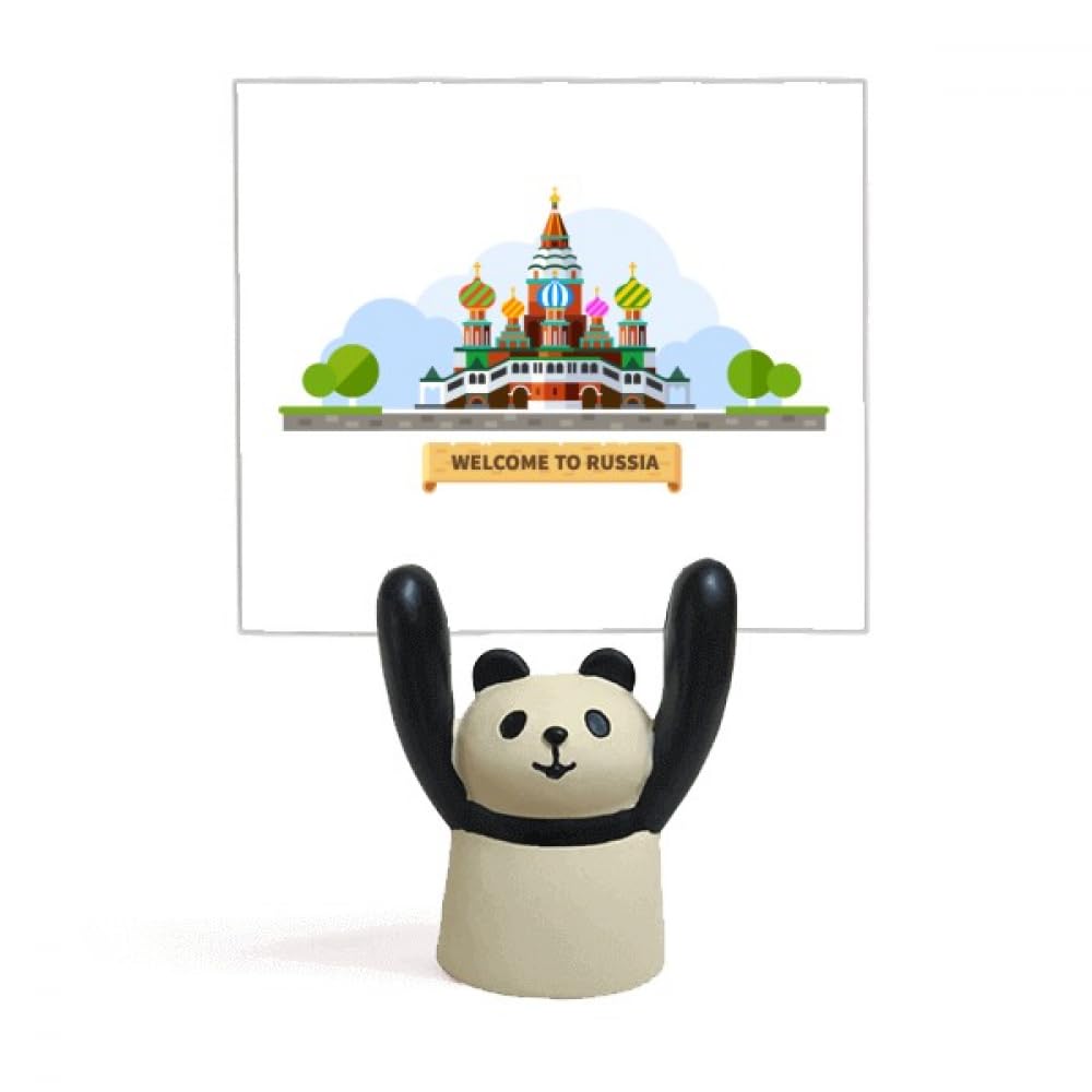 Memo Holder Russie Idée Cadeau Originale avec Stand Panda Mignon