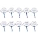2/4/6/8/10pcs Electric Synchron Motor Turntable Synchronous Motor AC 100-127V for School Project Microwave Oven (2.5-3RPM, 10Pcs)
