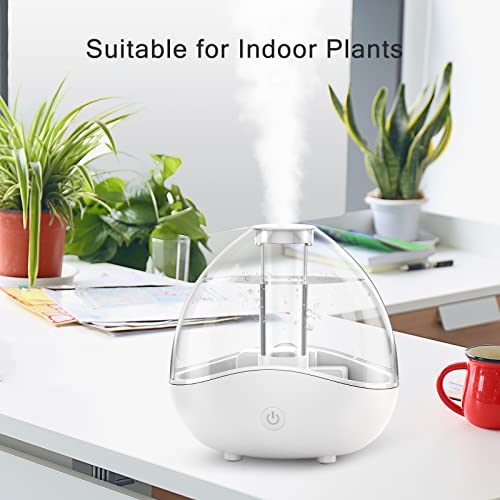 Cool Mist Humidifiers For Bedroom Large Room, Lerat Baby Humidifier With Night Light For Nursery, Auto Shut-Off & Quiet Operation Humidifier For Plants, Air Ultrasonic For Pets, Indoor, Home, Office #TOP2