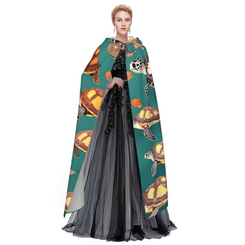 Cape à capuche costume magicien vampire chevalier adulte - 4
