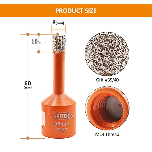 BGTEC Diamond Core Drill Bit 8mm - Image 3