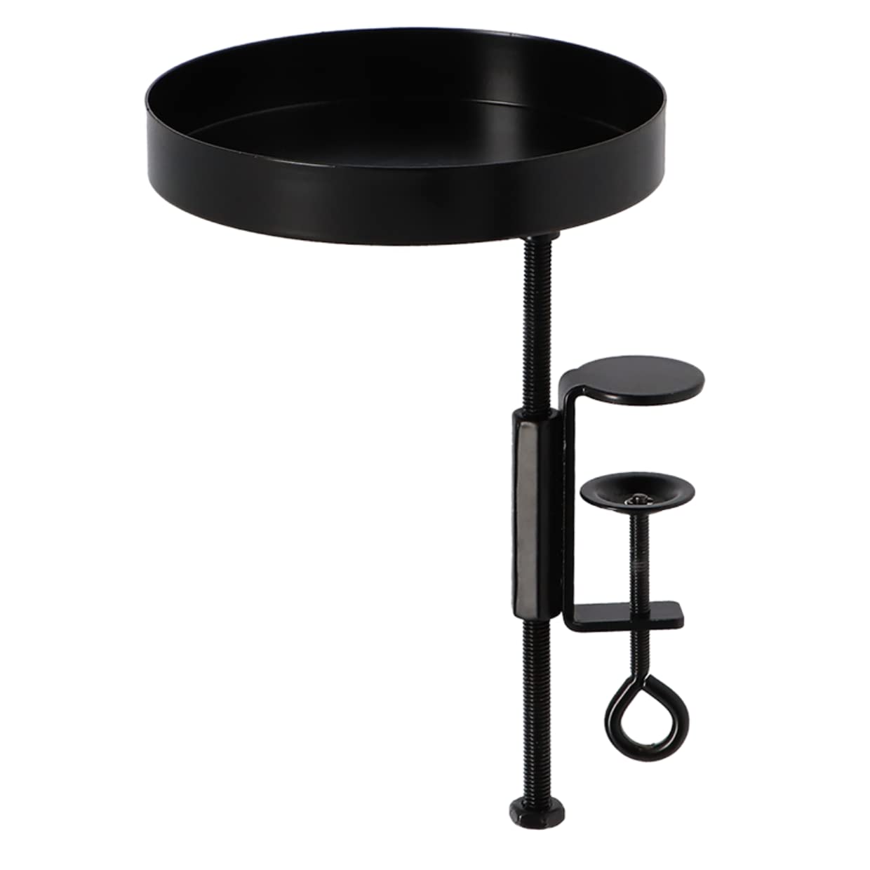 MAISONICA Window Plant Tray Windowsill Clamp Black 14cm Window Dressing