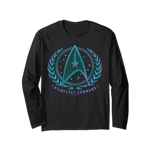 Official Star Trek - Starfleet Command Long Sleeve T-Shirt