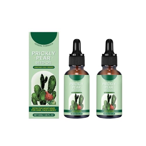 Kaktusfeigenkernöl, Kaktusöl für Gesicht und Körper, Bio-Kaktusöl, Pflegend und Feuchtigkeitsreich, Anti-Aging und Reparatur, Verbessern Sie die Hautelastizität, Für Alle Hauttyp (2) Kaktusfeigenkernöl, Kaktusöl für Gesicht und Körper, Bio-Kaktusöl, Pflegend und Feuchtigkeitsreich, Anti-Aging und Reparatur, Verbessern Sie die Hautelastizität, Für Alle Hauttyp (2)
