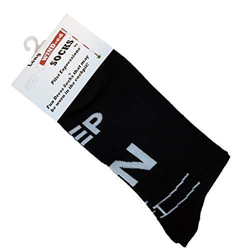 Step On The Ball! Aviation Themed Airline Uniform | Premium Dress Socks | Aviation Gifts | Pilot Gifts | Single Pair2