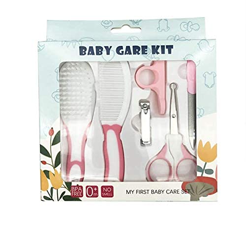 WON Baby Nail Clipper Safety Cutter Toddler Infant Scissor Manicure Pedicure Care kit (Set of 4) (Baby Gift Set Pink)-image-29
