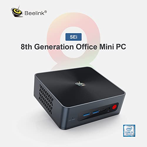 Beelink New 8Th Generation Intel 4 Cores 8 Thread I5-8279U Processor(Up To 4.1Ghz), Mini Pc With 16G Ddr4 Ram/500Gb Nvme M.2 Ssd, Support 4K Dual Hdmi Display,Wifi5,Bt5.0, 4*Usb 3.0 #TOP6
