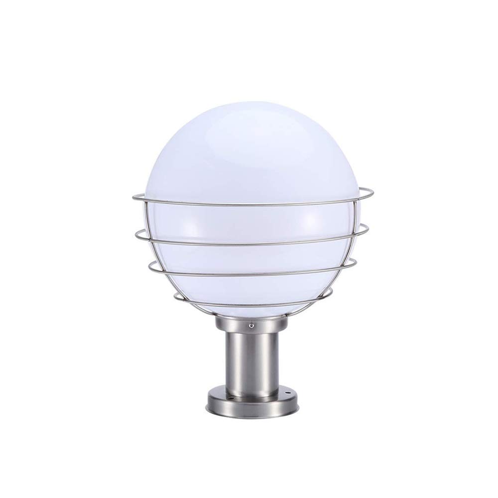 JtivcsModern Exterior Rainproof Pillar Light IP55 Waterproof Outdoor Pillar Light Column Lamp Globe Post Lanterns Garden Landscape Lights Patio Villa Garden Balcony Gate Street Lighting
