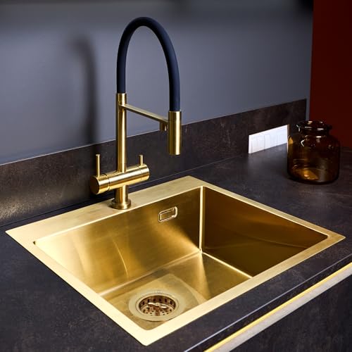 Colador de cocina grande estilo Tuerca de Ala Westbrass miniatura 6