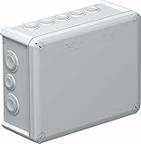 sistema conex.fij. OBO Bettermann Kabelabzweigkasten T250  mit Einführungen  240x190x95, lichtgrau