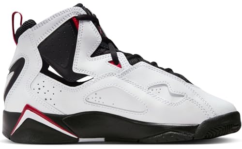 Jordan Big Kid's True Flight White/Varsity Red-Black (343795 160) - 5.52