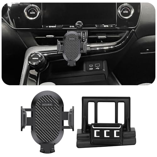 AOUKKL Car Phone Holder - Fits Lexus NX/NX 350/450h+ 2022-2025, Thick Case Friendly, 4.7-7 In Phones, 360 Rotation, Easy Install