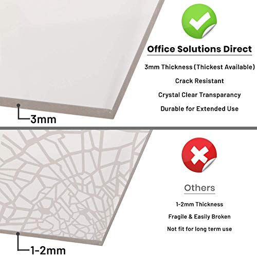Image of Shuban Acrylic Sign Holder Table Sign Holder Double Sided T Shape Clear Plastic Desktop Display Holder Vertical Menu Stand Sign Holders for School, Office, Hotel, Party (04 X 6 Inch -2Pcs)