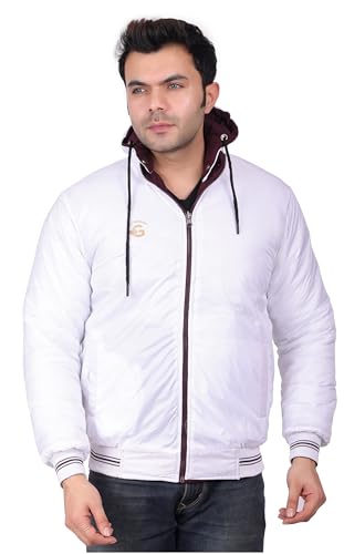 Image of Quark Export Quality Reversible Puffer Jacket in GLD Material best for Winterwear /Hiking /Biking /Camping /Mountaineering /Racing /Climbing /Tracking(Control Temperature up to 3 Degree Celsius.)(3C)