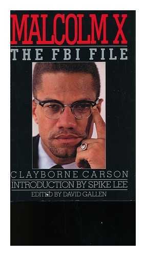 Malcolm X: The FBI File 0881847518 Book Cover