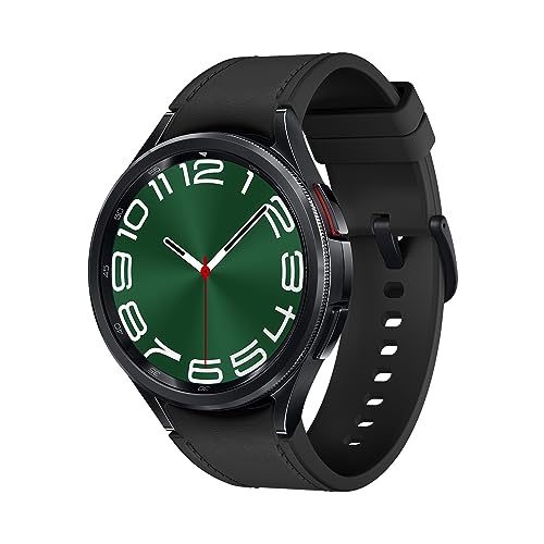Samsung Galaxy Watch6 Classic Smart Watch, Fitness Tracker, LTE, 47mm, Black, 3 Year Samsung Extended Warranty (UK Version)