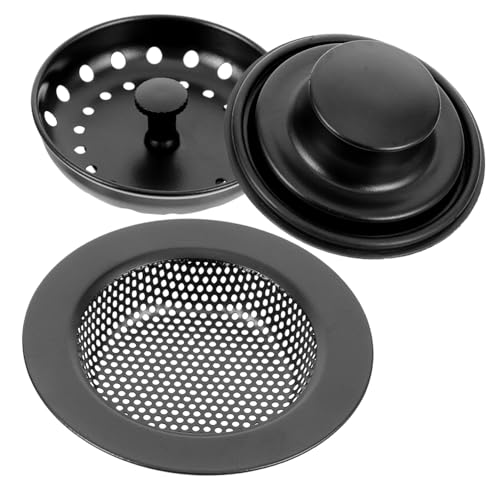 Colador para fregadero de cocina Holibanna negro
