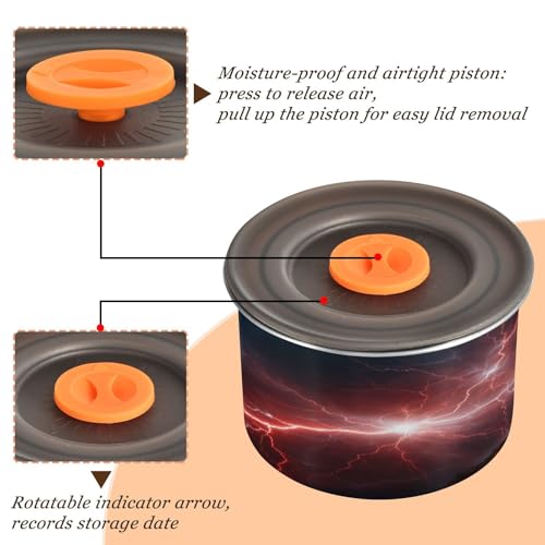 Contenedor de Café Kigai Red Lightning con Tapa Hermética 17 oz miniatura 3