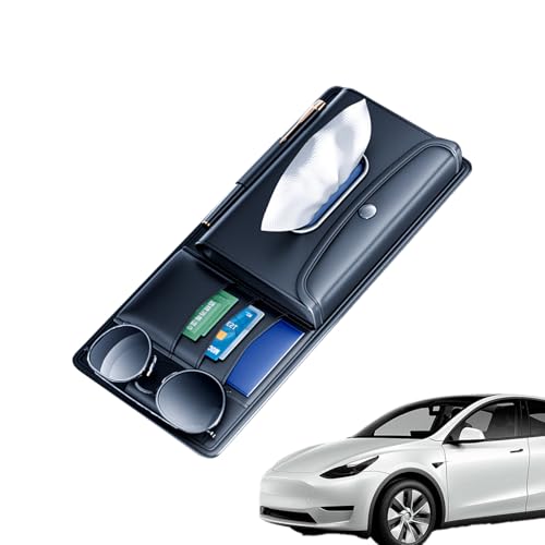 Étui de rangement pour lunettes de voiture avec pince de pare-soleil pratique