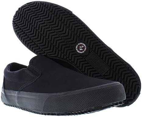 Skechers Work Delvee Bitalo Work Shoe Mens Slip On 75 DM US Black | Image 1