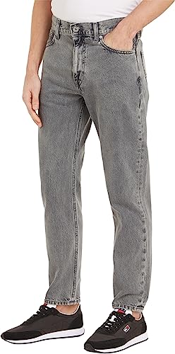 Tommy Jeans Men's Dad Jeans Regular Tapered Dad Fit, Blue (Denim Black), 36W / 34L