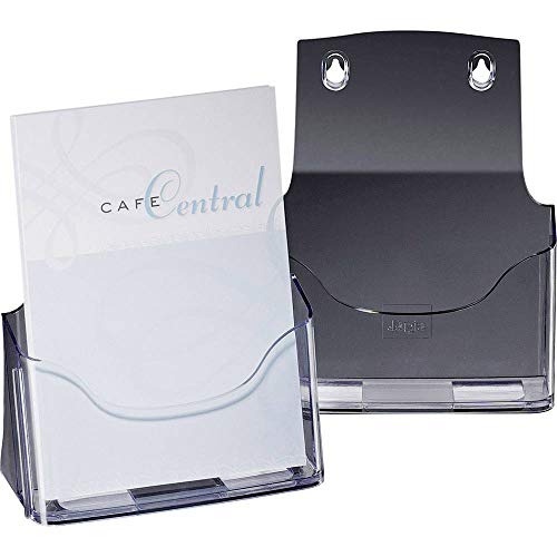 Sigel LH112 Porta-folletos de sobremesa acrylic, con 1 compartimento, acrilico resistente a UV, para A5, 1 unds