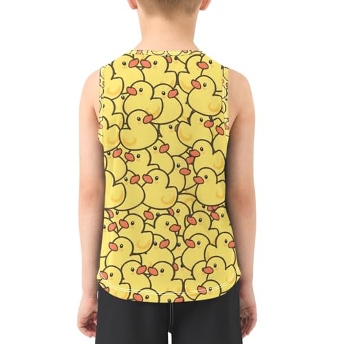 Cute Ducks Tank Tops for Boys Toddler Summer Sleeveless T-Shirts Quick Dry Workout Athletic Tees3