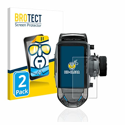 Brotect Pellicola Protettiva Per Schermo Robbe Futaba T18MZ (2 Pezzi) - Trasparente, Anti-impronta, Made In Germany - 2