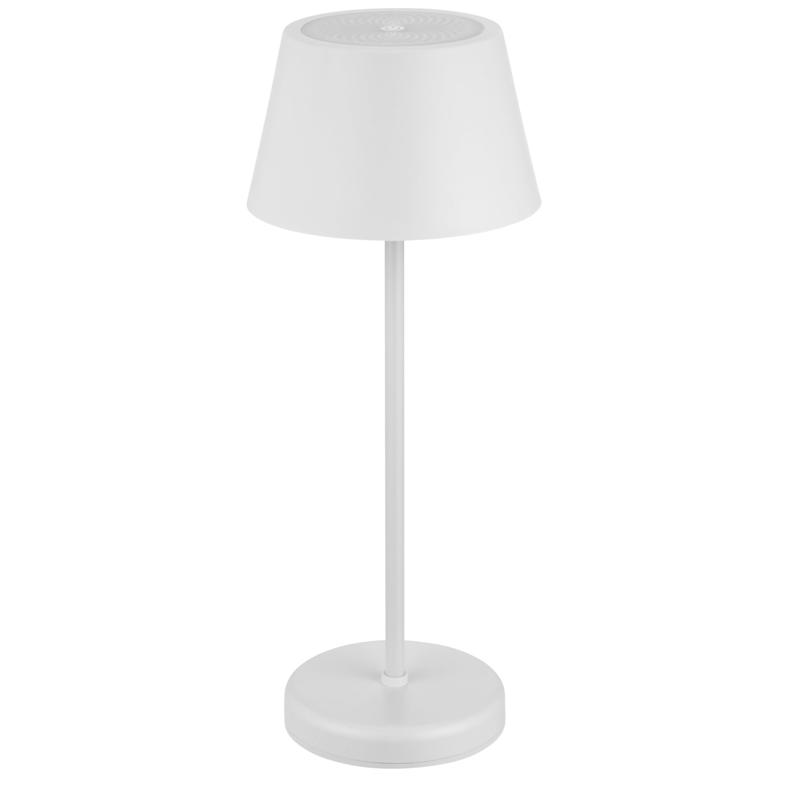REV 2x LED Akku Tischlampe – Tischleuchten für Schlaf- & Wohnzimmer, Garten - 38cm, IP44, Touch, Dimmbar – Nachttischlampe kabellos, weiß