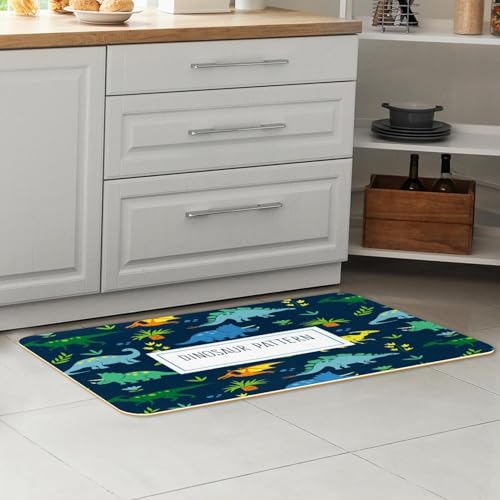 Alfombrillas de cocina para pasillo y lavandería VAPOKF, pack de dos alfombras de diseño 7