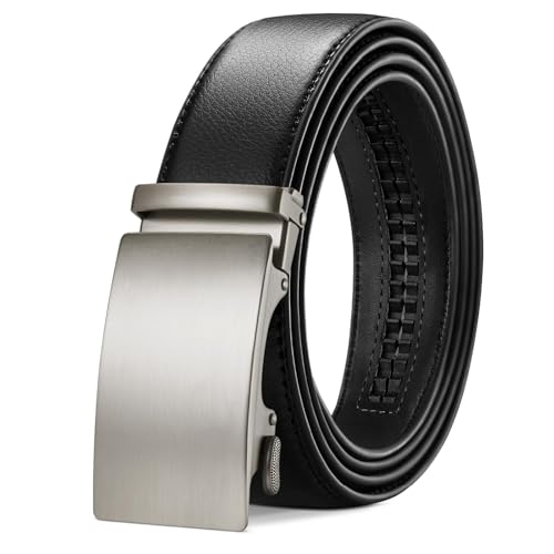 TANGCHAO Gürtel Herren,Ledergürtel Ratsche Automatikschließe...