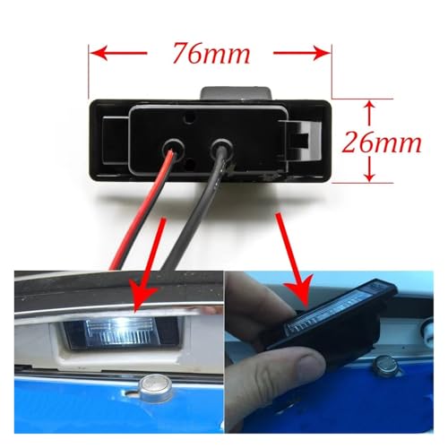 Caméra de recul AHD 720P grand angle étanche pour Kicks