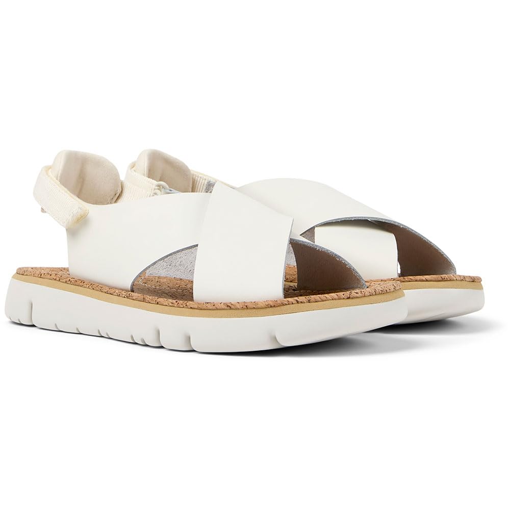 Camper Women's Oruga K200157 Other Sandals, White Natural 056, 2 UK
