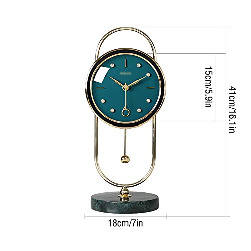 Reloj de escritorio de sala de estar para decorar chimeneas 6