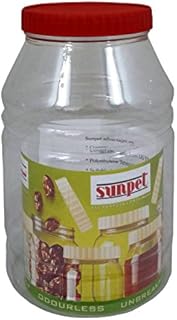 Sunpet 5000ml Red Top Plastic Reusable Food Kitchen Storage Canister Box